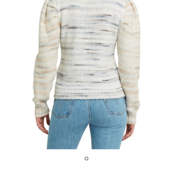 NWT H HALSTON Puff sleeve sweater size XL - Picture 2 of 8